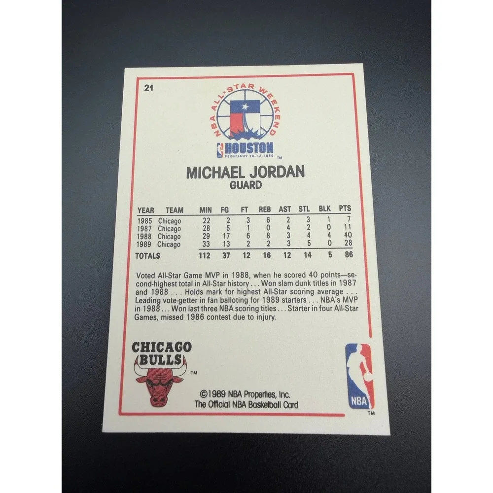 Michael Jordan Card Lot 1989 NBA Hoops 1990 Fleer All-Star Fun City Rated Rookie